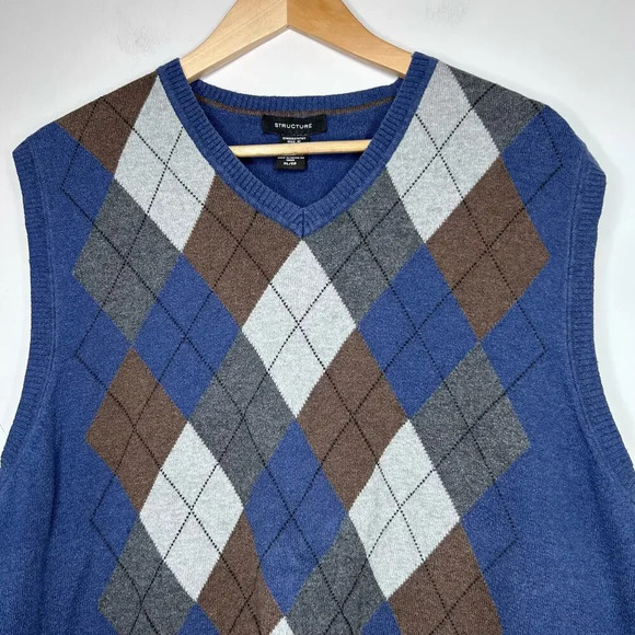 Structure Wool Sweater‎ Vest - Picture 2 of 5